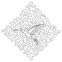 stipple 6 inch hummingbird 001